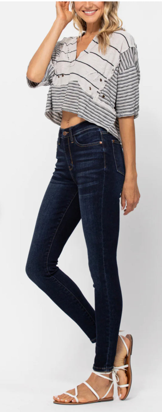 Work It Girl High Waisted Judy Blue Jeans-DW