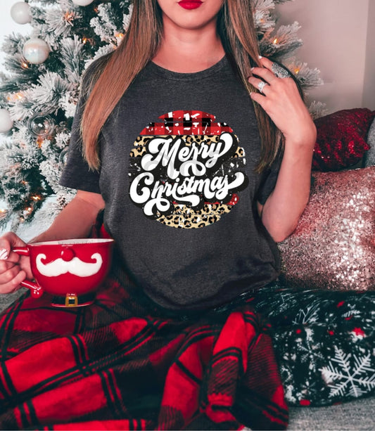 merry christmas santa shirt unisex grey color 2023