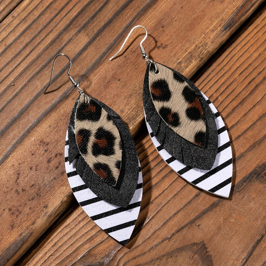 Triple Threat Drop Earrings