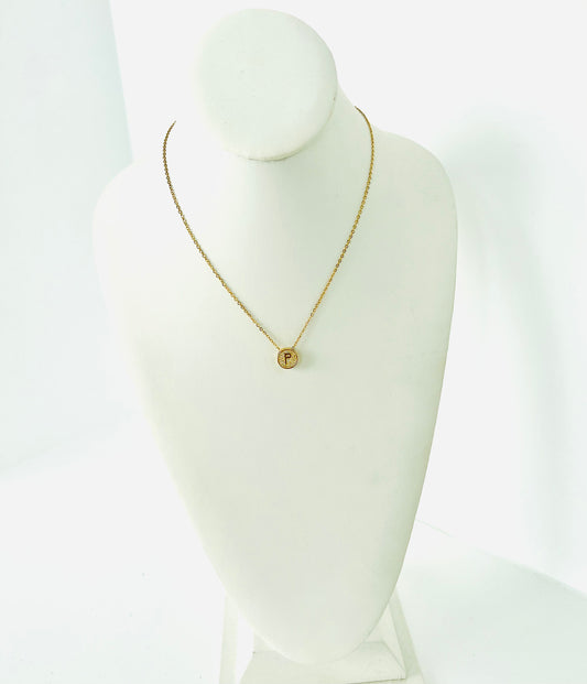 Pave Initial Necklace