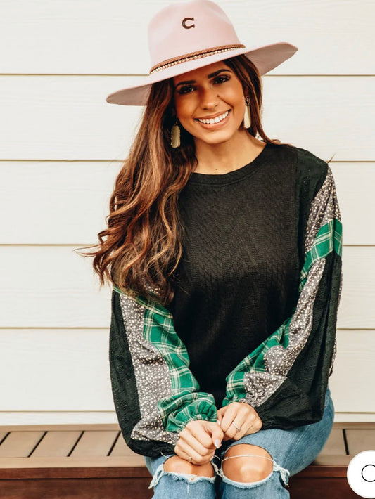 Seasons of Love Braided Sweater