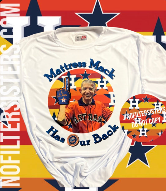 #1 Mack Mattress Has Our Back- White