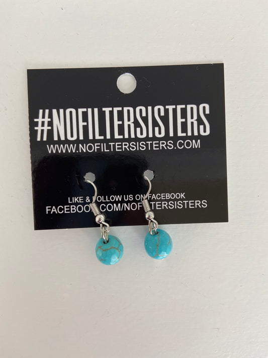 Turquoise Single Drop Earrings