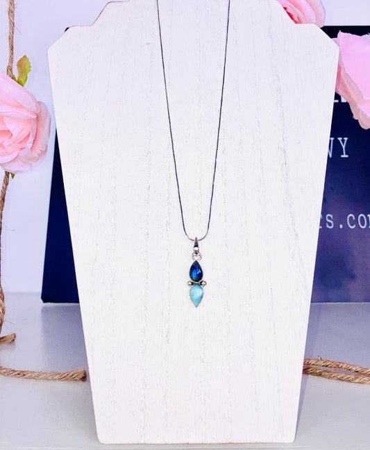 Labradorite & Larimar Fairytale Necklace