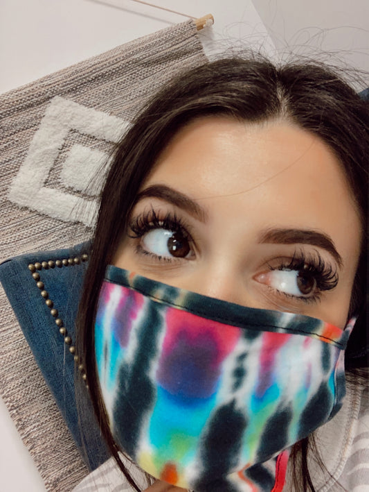 Feelin Tie Dye Facial Covering