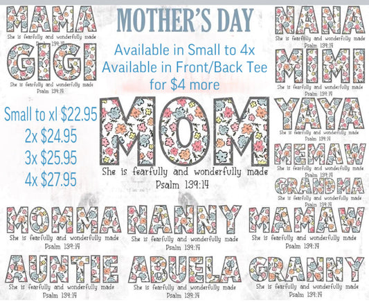 Mother’s Day Tee-Nana