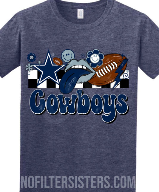 Cowboys Power Tee - Blue