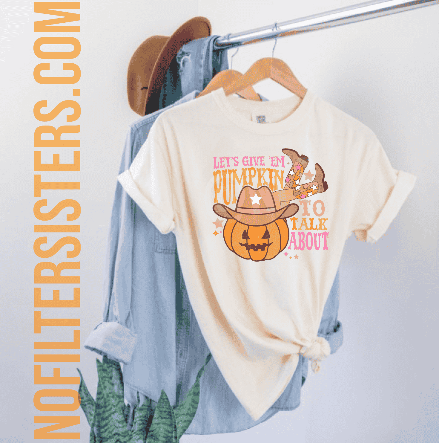 Halloween tshirt - Let’s Give ‘Em Pumpkin To Talk About Tee