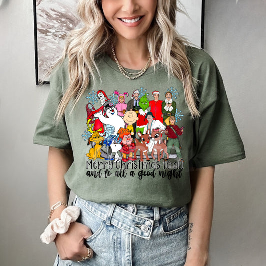 Merry Christmas tshirt unisex softstyle tee, available in small to 4XL