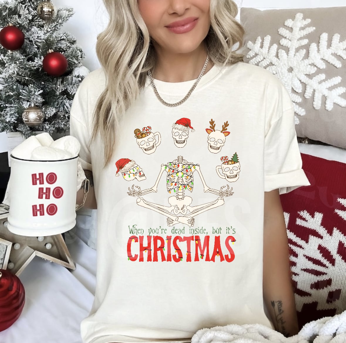 FUNNY christmas shirts white color