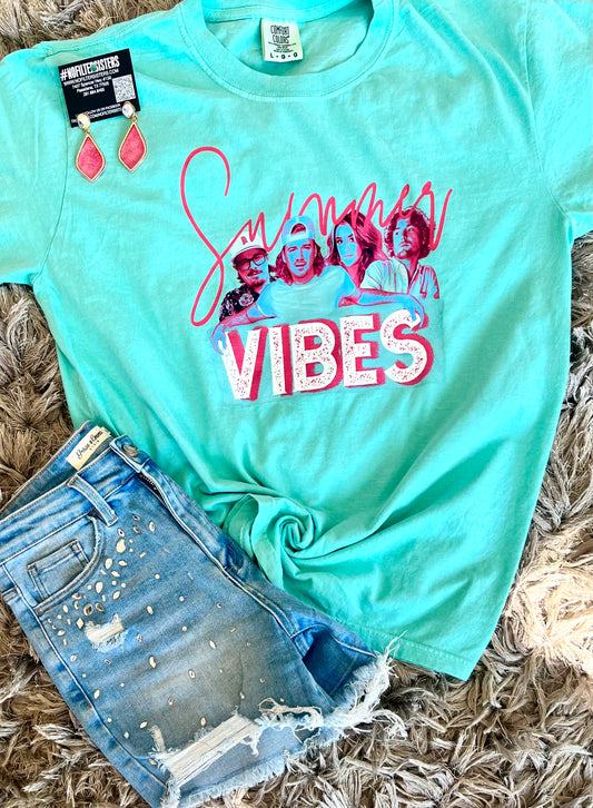 Teal Summer Vibes Tee