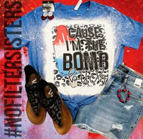 Leo  Bomb Bitch Tee