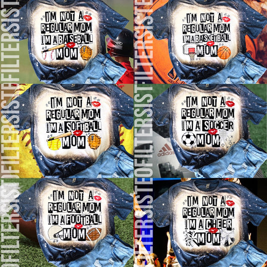 Sports Mom Tee (6 options)