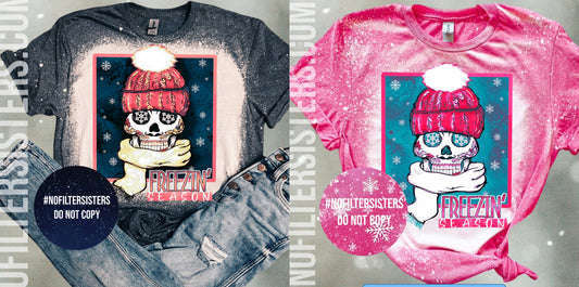 Freezin Season Skull Tee