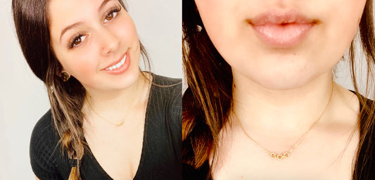 Delicate Links Gold Necklace