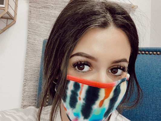Feelin Tie Dye Facial Covering