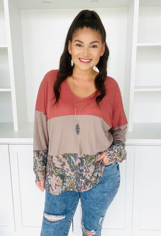 Where The Wild Things Grow Knit Top