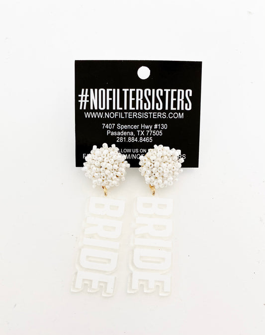 Here Comes The Bride Earrings